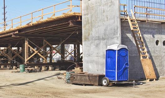 worry-free relief for job site workers with these reliable portable restrooms